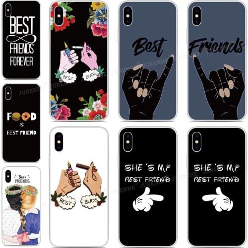 BFF Best Friend Cover For Sony Xperia 5 10 1 II XZ5 XZ4 XZ3 XZ2 Compact XA1 Plus XA2 XA3 Ultra L4 L3 20 8 Lite E5 ACE Phone Case