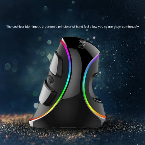 Colorful Delux Genuine Vertical Mouse M618Plus Wireless/Wired Mouse