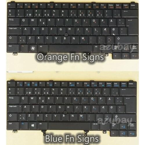 Danish Keyboard for DELL Latitude E5420 E5420M E5430 E6220 E6230 E6320 E6330 E6420 E6430 E6430S E6440 XT3 05KK05 0MHRXC Backlit