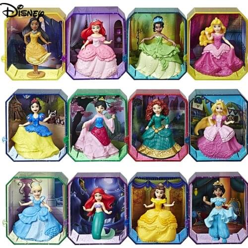 Disney Royal Stories Series Figure Toys Surprise Blind Box with Favorite Disney Character Prince Princess Dwarf Mini Dolls E3437