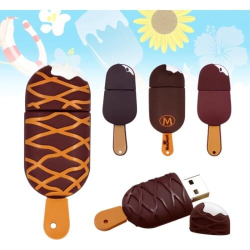 Ice Cream pen drive 4GB 8GB 16GB 32GB 64GB usb flash drive memory stick 128GB 256GB pendrive usb 2.0 u stick