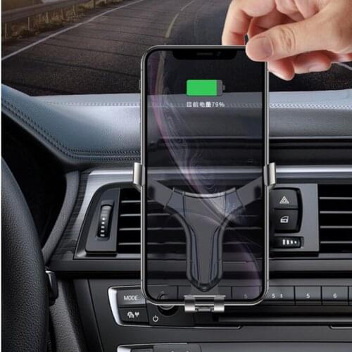 Gravity Car Air Vent Clip Mount Mobile Phone Holder For Renault Megane 2 3 Scenic Laguna 2 Captur Fluence Latitude CLIO Duster
