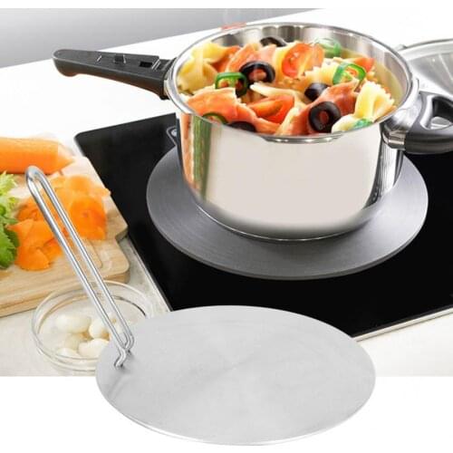 20cm Stainless Steel Heat Diffuser Induction Plate Adapter Converter Gas Electric Cooker Plate Kichen Accessories Cooking Tool