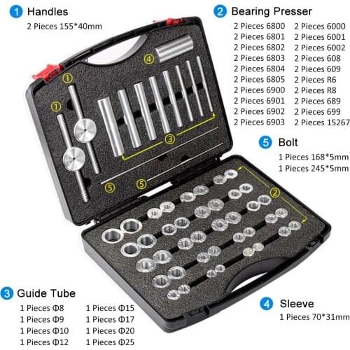 BIke mtb Bearing Press Set For Wheels/Hub Bearing Installation Bicycle Soft Tail Frame Turning Point Bearing Hub Assembly Tool