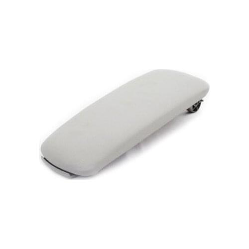 Armrest Cover Lid Grey Leatherette for AUDI A4 B7