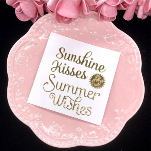 YPP CRAFT Sunshine Kisses Metal Cutting Dies for Scrapbooking/photo album Decorative Embossing Paper Card