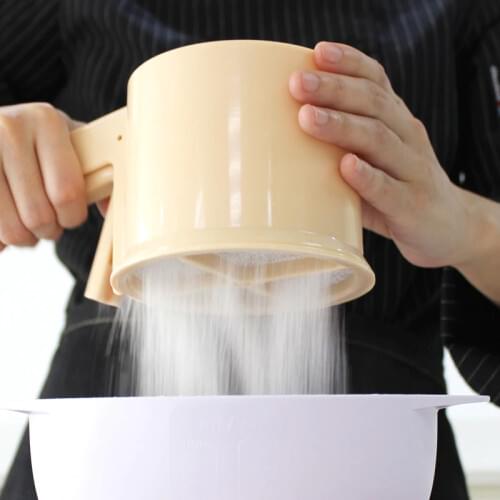 Foreign trade original single hand-held cup-type flour sieve