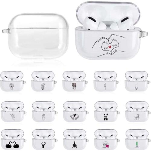 Soft Silicone Cases for Apple AirPods Pro Protective Case Bluetooth Wireless Earphone Cover for Air Pods Pro Charging Box