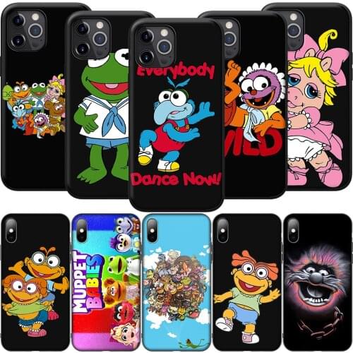 GX147 Muppet Babies Silicone Soft Case for iPhone 12 Mini 11 Pro XS Max XR X 8 7 6 6S Plus 5 5S SE 2020
