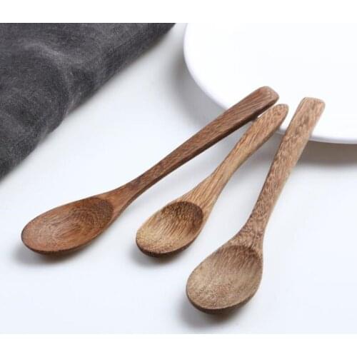 Natural Wood Spoon Kitchen Accessories Eco-Friendly Tableware Dining Soup Tea Honey Coffee Spoon F20173964