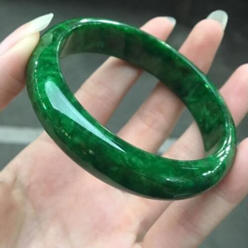 Jade bangle Natural Myanmar Jade bangle Jewelry Fine Jewelry Emerald Dry Jadeite Bracelet Jewelry