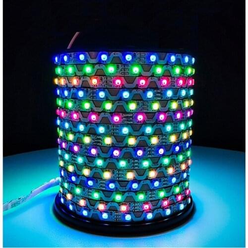 12V S Shape Foldable Led Strip Light 5m 60leds Individually Addressable Dream Color 3838 RGB Pixels Tape