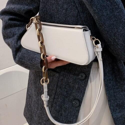 Underarm bag female niche design bag 2021 new trendy wild small square bag chain bag messenger bag