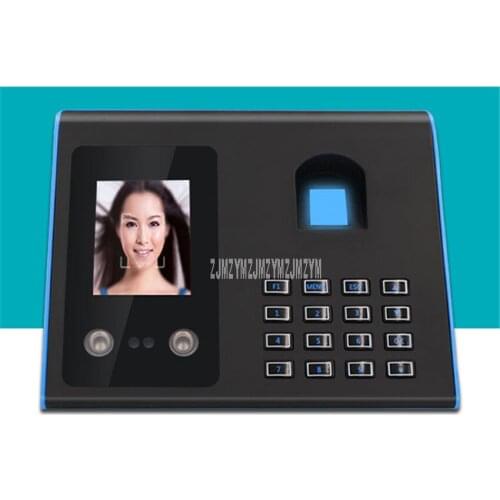 CL-10 Face/Fingerprint Time Recording For Attendance Time Recorder Employee Recognition Device Voice Prompt Work Time Recording