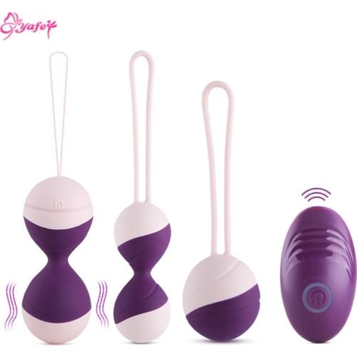 G Spot Vibrator Vagina Massage Vibrating Egg Clit Stimualtion Egg Vibrator Vaginal Exercise Geisha Ball Sex Products for Women