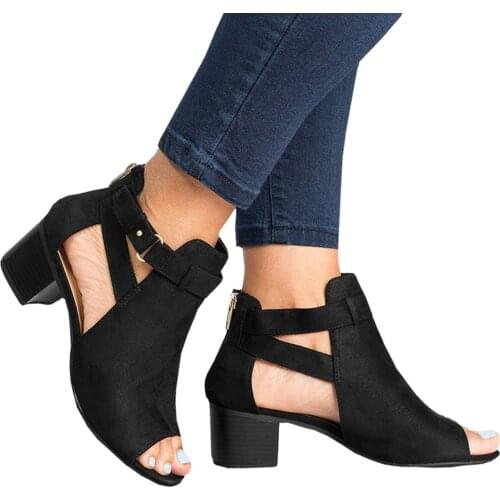 SAGACE Top Brand 2021 Spring Summer Fashion Fish Mouth Hollow Out Wedges Shoes For Women High Heel Sandals Ladies Sandals