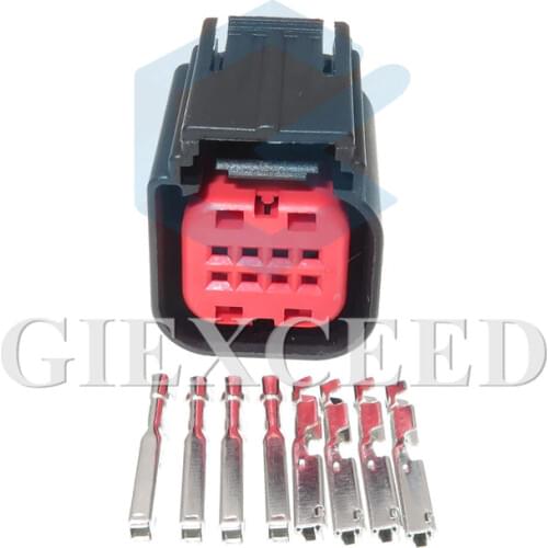 2 Sets 8 Pin 1411001-1 Automotive Air Flow Meter Plug Waterproof Sealed Connector Car Harness Socket