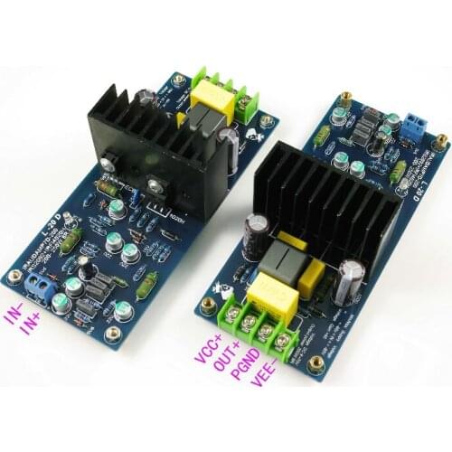 2PCS L25D IRAUDAMP7 IRS2092 + IRFI4020 250W * 2 8 R Digital amplifier board finshed board
