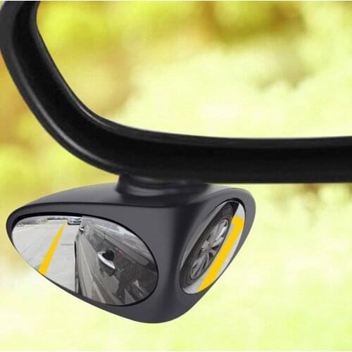 2x 360 degree adjustable Wide Angle Side Rear Mirrors blind spot way rear view mirror universal