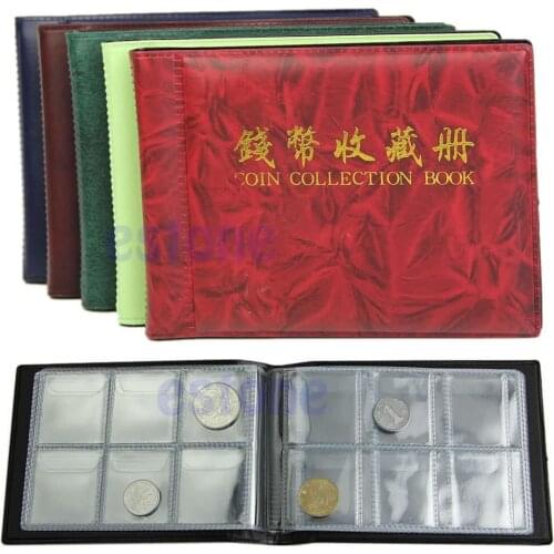 Money Penny Pockets 60 Holders Collection Storage Coin Album Book