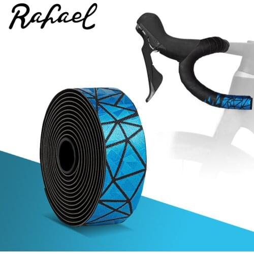 Cycling Road MTB Metallic Triangle PU Bike Handlebars Shock-absorbing Non-slip Breathable Personality With Bicycle Belts DD-JSQ2