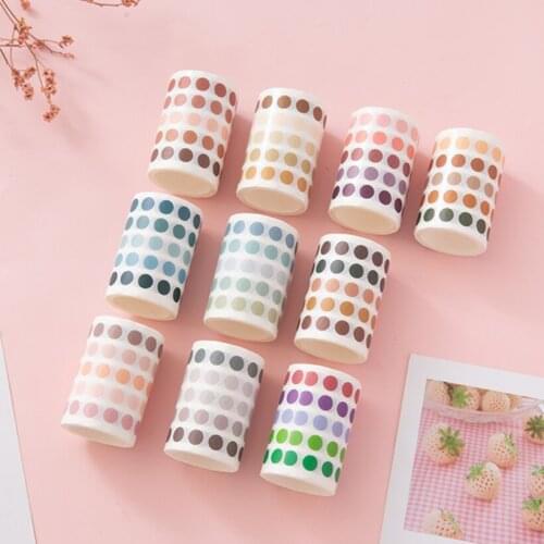 60mmx3m Base Element Decorative Adhesive Tape Dot Masking Washi Tape Diy Scrapbooking Sticker Label Japanese Stationery