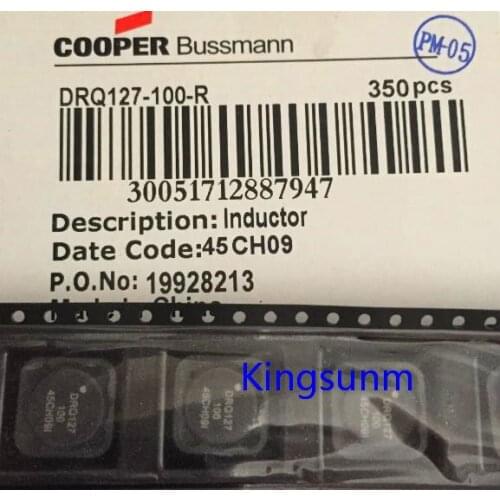Free shipping 10pcs DRQ127-100-R 10UH 11.2A 12*12*8 COOPER plant patch double winding coupling