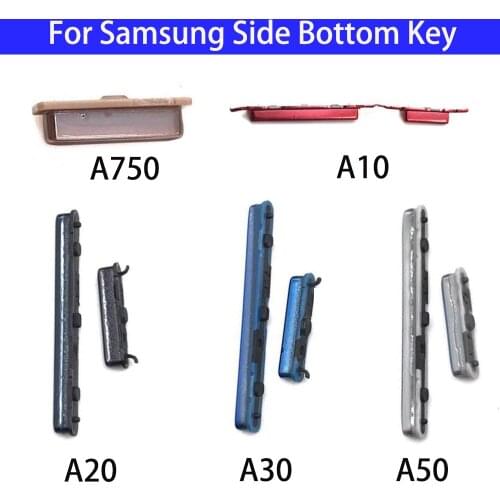 2pcs/lot, For Samsung A10 A105F A20 A205F A30 A305F A40 A405 A50 A750 Power Volume Side Button Key