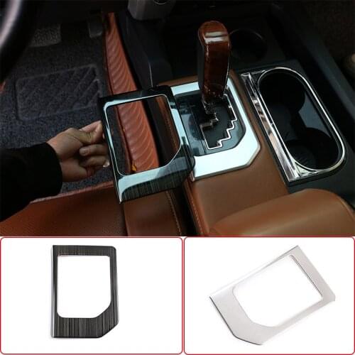 For Toyota Tundra 2014-2021 Car Modification Stainless Steel Central Control Gear Shift Decorative Panel Sticker Car Accessories