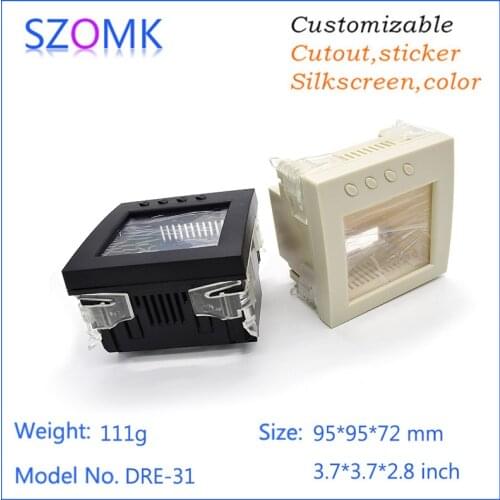 Diy electronic enclosure plastic housing (1 pcs) 95*95*72mm new arrival LCD electronic box project box junction housing