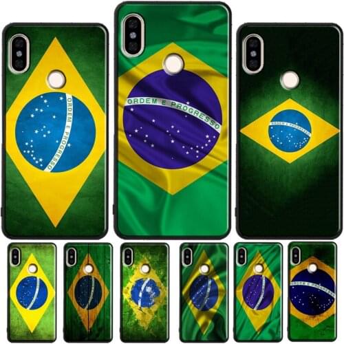 Brazil Flag Case For Xiaomi Redmi 9 9A 9C 7A 8A 9T Back Cover For Redmi Note 10 Pro 7 8 9 Pro 8T 9S
