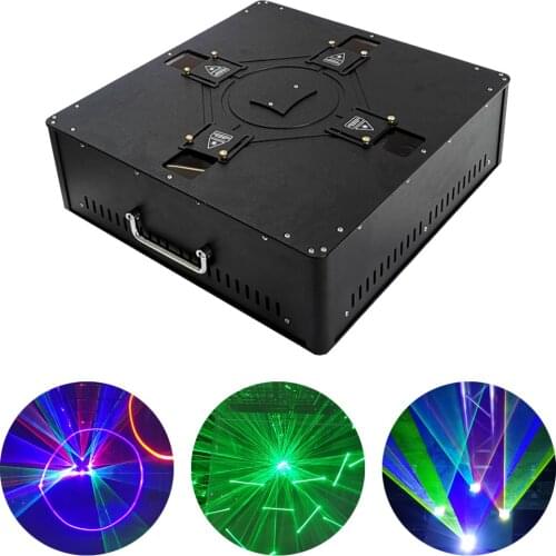 4X3W RGB Animation Laser Light DJ Disco Patterns Laser Projector DMX512 Control LED Music 25 Kpps Scanning Laser Light Bar Light