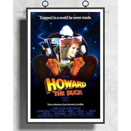 L334 HOWARD THE DUCK Movie Silk Fabric Poster Art Decor Indoor Painting Gift