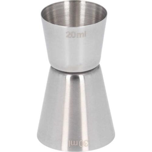 Plastic plastic jug Cocktail Measure Cup 20/30ml Double‑Headed Stainless Steel Cocktail Measure Cup for Bar Cocktail