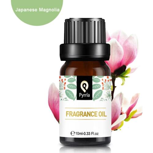 Pyrrla Japanese Magnolia Fragrance Oil 10ml Essential Oils For Aroma Humidifier Candles Soap Perfume Making Home Freshener
