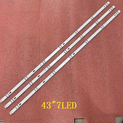 3pcs LED backlight strip for LG 43UK6300PLB 43UJ634V 43LJ61_FHD_L 43UJ651V 43UJ561V 43UJ701V 43UK6200 43UJ630V 43UJ635V 43LJ624V