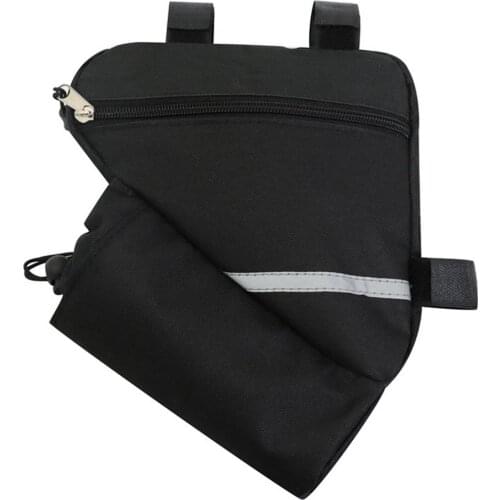 Reflective Bike Triangle Bag For Bicycle Front Frame Bag Cycling Top Tube Bag Water Bottle Pocket Bicycle Bag Bicycle Accessorie