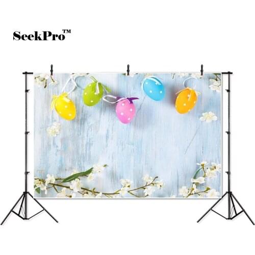 Thin vinyl easter egg flowers children baby kids photo Backgrounds Printed Professional indoor Photographic studio Backdrops