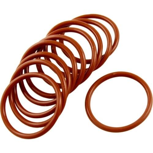 Uxcell 10 Pcs Silicone O Ring Seal Gasket 34mm x 40mm x 3mm