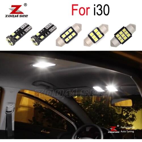 High quality No error White Car LED interior map lights kit For Hyundai i30 FD GD PD PDE PDEN (2007-2020) LED Room lamp