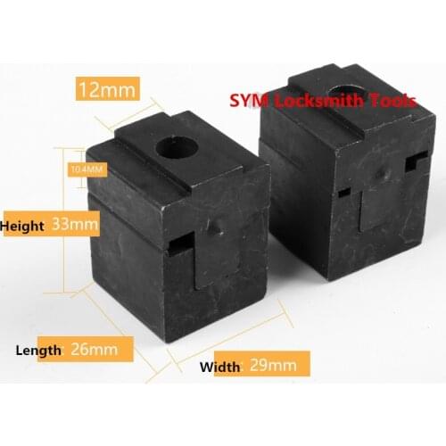 Original Key Machines Replacement Fixture For DEFU RH2 Clamp Horizontal Key Cutting Machines Chuck[one set]