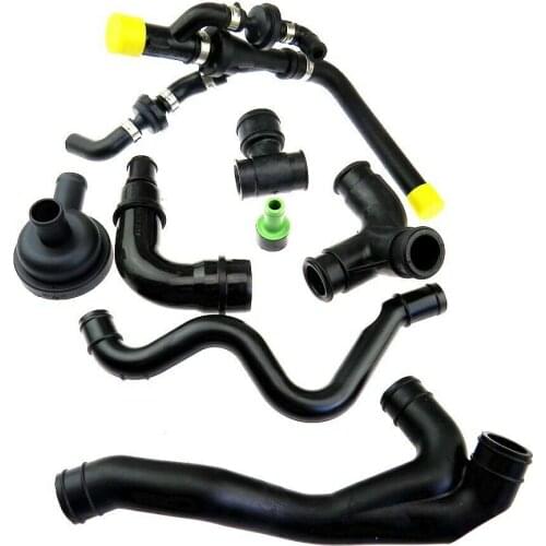 8Pcs 1.8T Crankcase Breather Hose Pipe Valve Kit for A3 A4 A6 TT Bora Beetle Passat Seat Ibiza Exeo Ooctavia Superb 058 133 753D