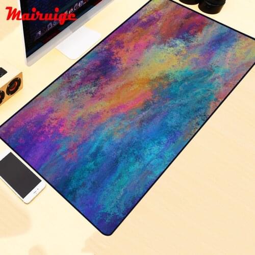 80x40 Art Abstract Large Mouse Pad Antislip PC Laptop Gamer Mousepad XXL Desk Mat Computer Decoration Carpet Gaming Accessories