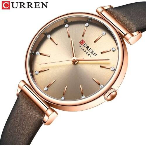 2020 New CURREN Luxury Women watch Top Brand Quartz Wristwatch Stylish Exquisite Ladies Dress Waterproof Girls Clock Relogio