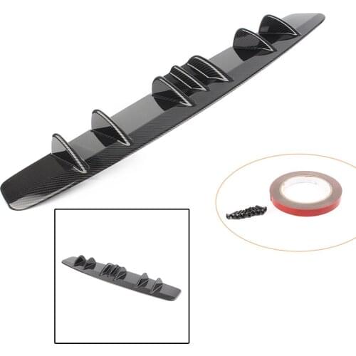 84cm Shark Fin 7-Wing Diffuser Rear Bumper Lip Spoiler Trim For BMW F30 F32 F36 F80 M3 F82 M4 Car Accessories