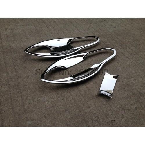 For 2014 2015 2016 HONDA HR-V LX VEZEL ABS CHROME DOOR HANDLE BOWL COVER CUP CAVITY TRIM INSERT OVERLAY BEZEL MOLDING GARNISH