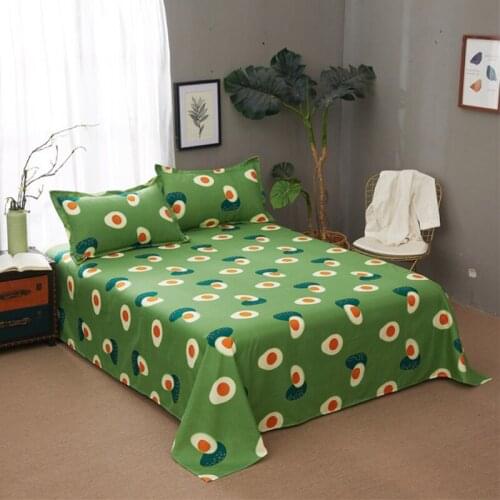 LUCKYBULL Bed Sheet Coverlet Double Single Student Dormitory Single Piece Dustproof Thickened Twill Four Seasons Universal