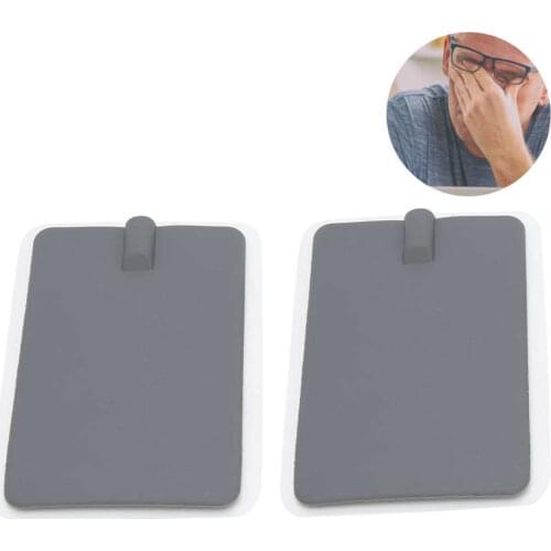 Massage Mattress Electric Massage Chair Silicone Electrode Pad Soft Electrode Patch for Physiotherapy Instrument Gray 7 x