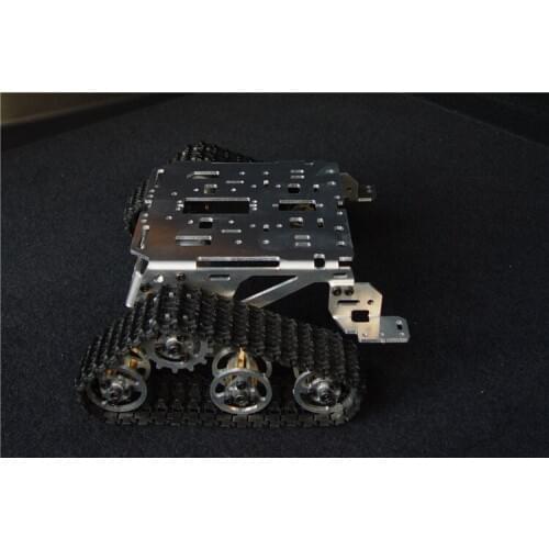 Metal Smart Robot Tank Chassis S200 Kit For Arduino Uno R3 RC Tracked Car/Crawler With 2 Motors 2 Caterpillar Metal Structure