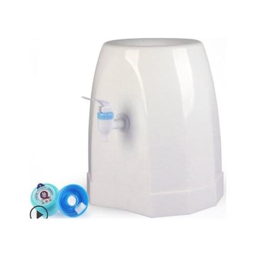 Mini Water Dispenser Desktop Drinking Fountains Base Buckets Watering Bottle Holder Absorber Barrel Pump Faucet Home Office